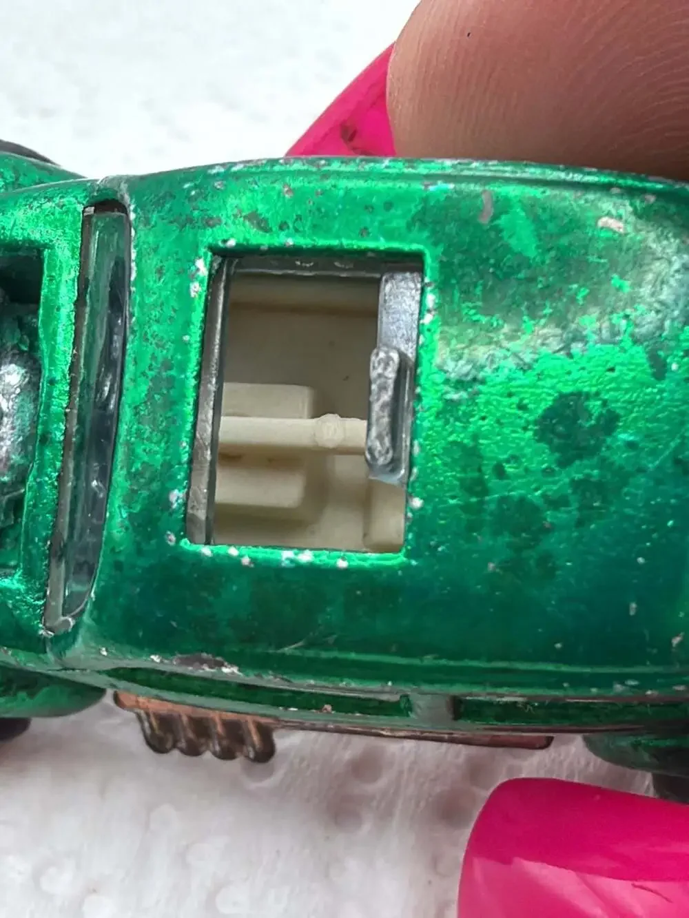Vintage 1967 Hot Wheels Redline Custom Volkswagen Green Bug
